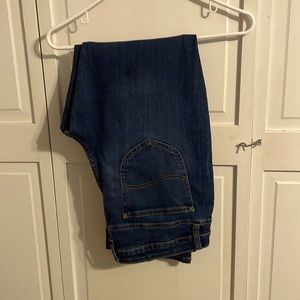 New Lee dark wash bootcut jeans